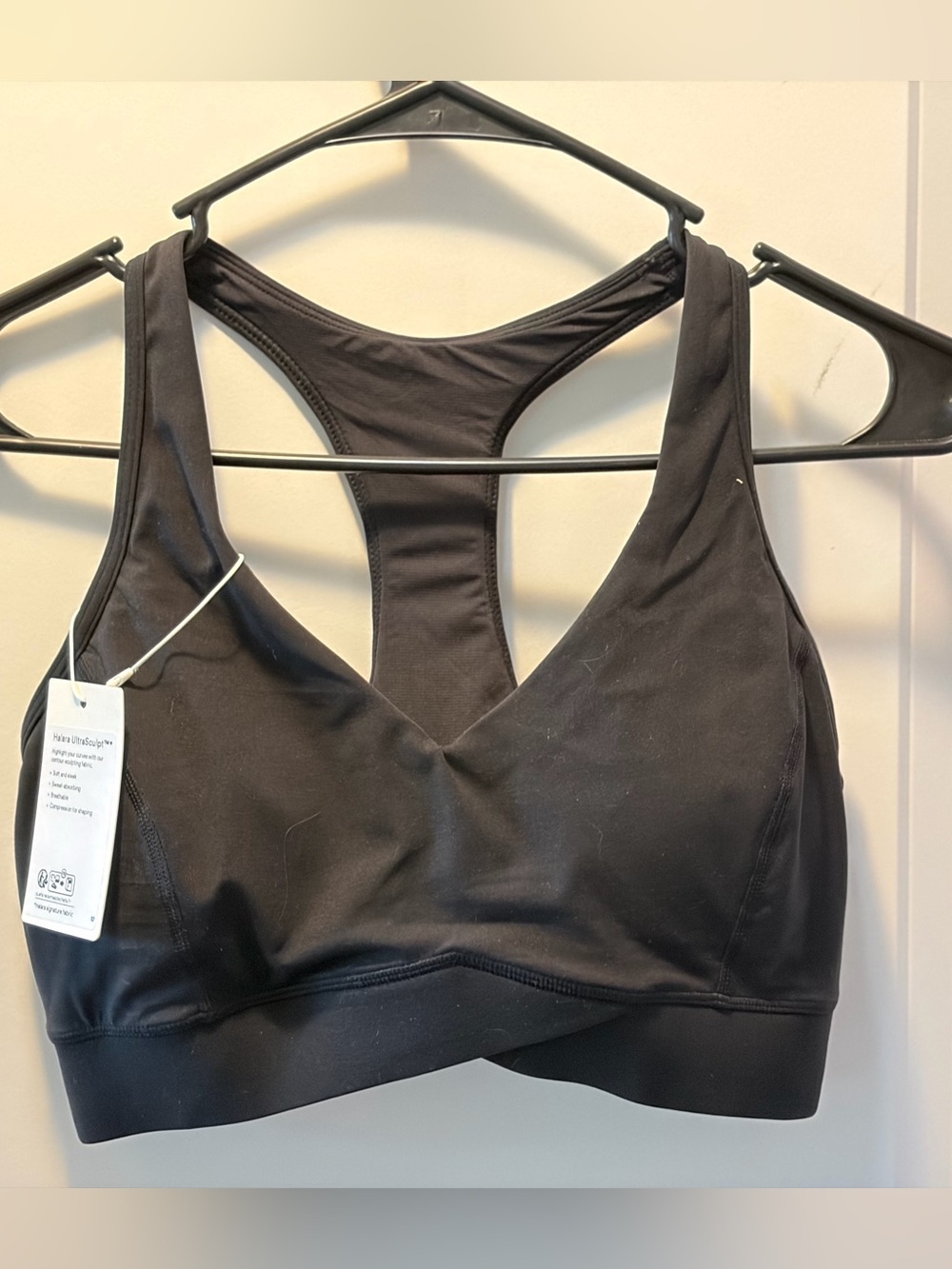 HALARA Black Racerback Sports Bra